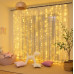 Светодиодная гирлянда штора водопад 2х2 м 280LED UTL Lighting Теплый желтый