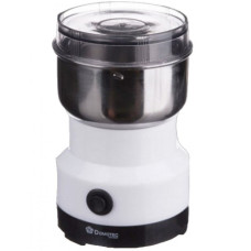 Кофемолка электрическая кухонная Domotec MS-1106S Plus с ножами из нержавеющей стали 150 Вт Белый (8438)
