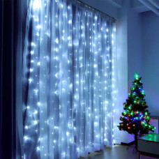 Светодиодная гирлянда штора водопад 3х1.45 м 300LED UTL Lighting Белый