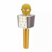 Микрофон караоке с USB, microSD, AUX, FM, Bluetooth со встроенной колонкой 6 Вт WSTER Gold Original (WS-1688)