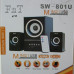 Колонки для компьютера SW 801U с сабвуфером Белые (IM 45794)