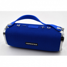 Портативная Bluetooth стерео колонка Hopestar Original 21см Синяя (H24)
