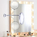 Светодиодное LED зеркало 10х Flexible Mirror для макияжа с присоской на гибкой ножке с увеличением