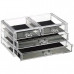 Органайзер для хранения косметических средств Cosmetic storage box с 4 ящичками Прозрачный