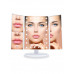 Зеркало светодиодное  с LED подсветкой для макияжа Protech Beauty LED Mirror раскладное с увеличением (от батареек и USB)