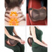 Подушка роликовый массажер для шеи спины и ног Massage Pillow от 12V и 220V (для дома и машины) Коричневая 4 ролика