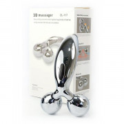 3D массажер лифтинг ручной для лица и тела Full Body 3D Massager Серебристый