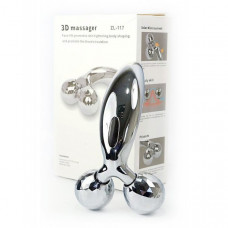 3D массажер лифтинг ручной для лица и тела Full Body 3D Massager Серебристый
