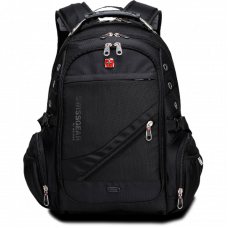 Городской эргономичный рюкзак 55 Литров Swissgear 8810 PRO с USB и AUX + дождевик в комплекте