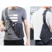 Мужская и женская водонепроницаемая сумка Cross Body мессенджер антивор на плечо Black