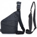 Мужская и женская водонепроницаемая сумка Cross Body мессенджер антивор на плечо Grey