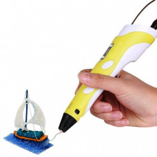 3D ручка для рисования Pen2 MyRiwell с LCD дисплеем жёлтый (45081)