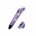 3D ручка 3D PEN-2 MyRiwell ORIGINAL с LCD дисплеем для 3Д рисования ребенку Фиолетовая (с пластиком в комплекте)