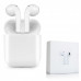 Беспроводные наушники iFans PRO Bluetooth в зарядном боксе Белые (iF42)