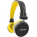 Беспроводные Bluetooth стерео наушники с гарнитурой Awei Original с MP3 и FM Чёрно-жёлтые (A700BT)