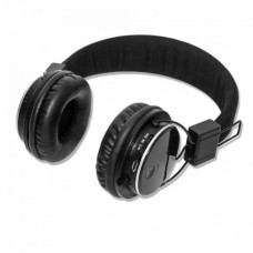 Беспроводные стерео наушники Atlanfa с гарнитурой  MP3 и FM Bluetooth Черные (AT-7611)
