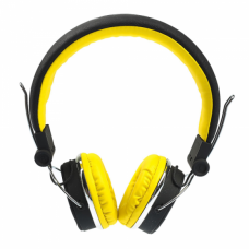 Беспроводные Bluetooth стерео наушники с гарнитурой Awei Original с MP3 и FM Чёрно-жёлтые (A700BT)