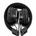 Беспроводные стерео наушники Atlanfa с гарнитурой  MP3 и FM Bluetooth Черные (AT-7611)