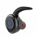Беспроводные Bluetooth стерео вакуумные спортивные наушники Awei Plus Original с микрофоном Чёрные (T1)
