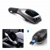 Автомобильный ФМ Bluetooth модулятор FM трансмиттер для авто в машину HZ H20BT Original Серый