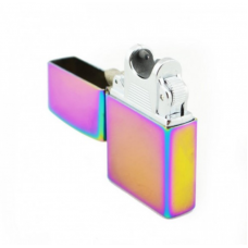 Аккумуляторная электро импульсная USB зажигалка ZIPPO 215 с токовым импульсом в подарочной металлической коробке