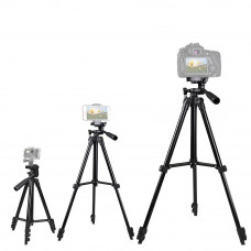 Штатив трипод для камеры и телефона смартфона и фотоаппарата Unitoptec раскладной с чехлом (35-102 см)