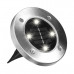 Солнечные уличные светильники для дома и сада Solar Disk Lights комплект из 4-х штук