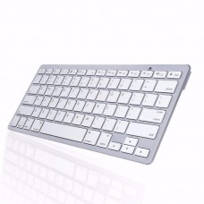 Bluetooth беспроводная клавиатура для телевизора планшета и смартфона ноутбука UKC X5 RUS с русскими буквами Белая