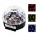 Диско шар Magic Ball светодиодный четыре LED режима цветомузыки со встроенной Bluetooth колонкой пультом и флешкой 17 см Разноцветный