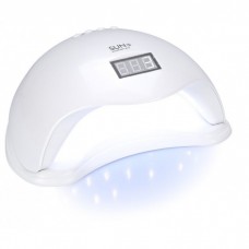 LED Лампа Sun 5+ с таймером и сенсором 48 Вт ультрафиолетовая САН 5 для наращивания ногтей и маникюра сушка для гель лака Белая