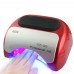 Гибридная ультрафиолетовая LED лампас таймером светодиодная UV Lamp 48 Вт сушилка для маникюра и педикюра Красная