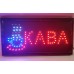 Вывеска светодиодная торговая Contour LED табличка реклама КАВА (КОФЕ) на украинском языке 48х25 см