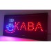 Вывеска светодиодная торговая Contour LED табличка реклама КАВА (КОФЕ) на украинском языке 48х25 см