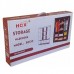 Шкаф для вещей тканевый раскладной на три секции HCX (ART-88130) 130х45х175 см Коричневый