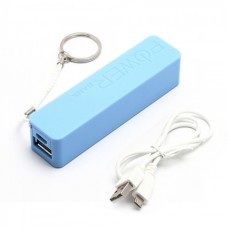 Портативное зарядное устройство PowerBank 2600 Голубой