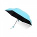 Зонт складной SUNROZ Pill Box Umbrella с футляром Голубой