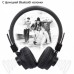 Беспроводные Bluetooth стерео наушники NIA X5SP с МР3, FM и колонкой Чёрный (IM 45961)