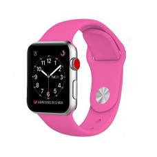 Ремешок для Apple Watch Silicone Band 38 mm Barbie Pink