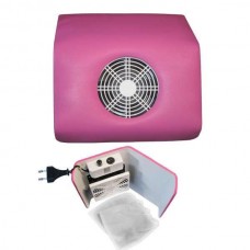 Вытяжка для маникюра Nail Dust Collector вентилятор + 3 мешочка , Фиолетовый