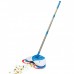 Механическая швабра Hurricane Spin Broom 34х110 см с вращающейся щёткой White/Blue