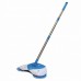 Механическая швабра Hurricane Spin Broom 34х110 см с вращающейся щёткой White/Blue