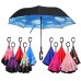 Зонт обратного сложения Vip-brella Бегония Синяя, 8 спиц