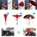 Зонт обратного сложения Vip-brella Георгин Розовый, 8 спиц купола