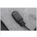 Рюкзак городской непромокающий Bobby Bag Антивор Pro USB с отсеком для ноутбука 15.6 Серый (BB02)