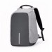 Рюкзак городской непромокающий Bobby Bag Антивор Pro USB с отсеком для ноутбука 15.6 Серый (BB02)