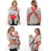 Слинг-рюкзак Baby Carriers с боковой застежкой до 12 кг Красный