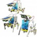 Конструктор робот на солнечных батареях Solar Robot 14 в 1 два уровня сложности сборки Разноцветный (S141)