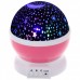 Ночник-проектор Star Master звездное небо с USB-кабелем 6 режимов ночного неба Розовый