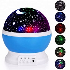 Ночник-проектор Star Master звездное небо с USB-кабелем 6 режимов ночного неба Синий