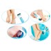 Пилка электрическая для педикюра Velvet Smooth Plus и 2 сменных ролика, на батарейках, Голубой